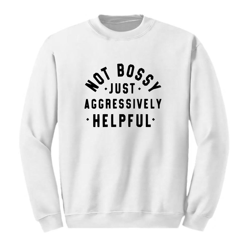 Printed Crew Neck Sweatshirt