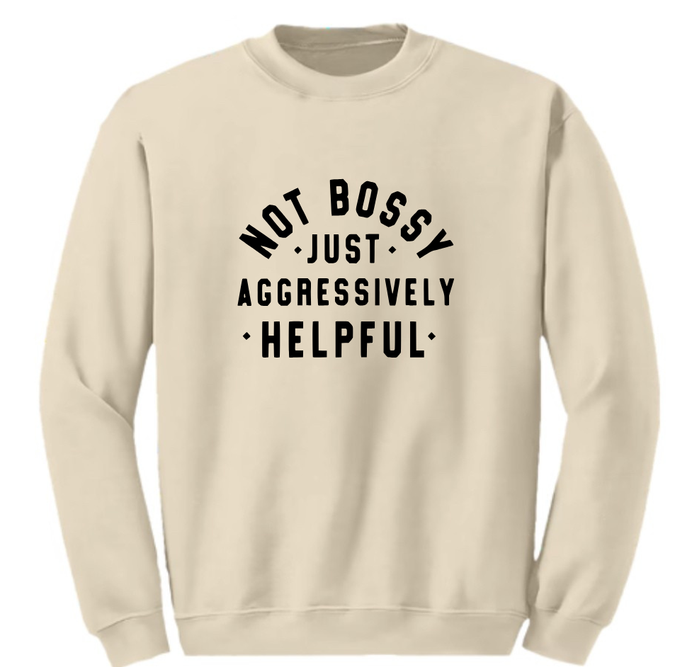 Printed Crew Neck Sweatshirt