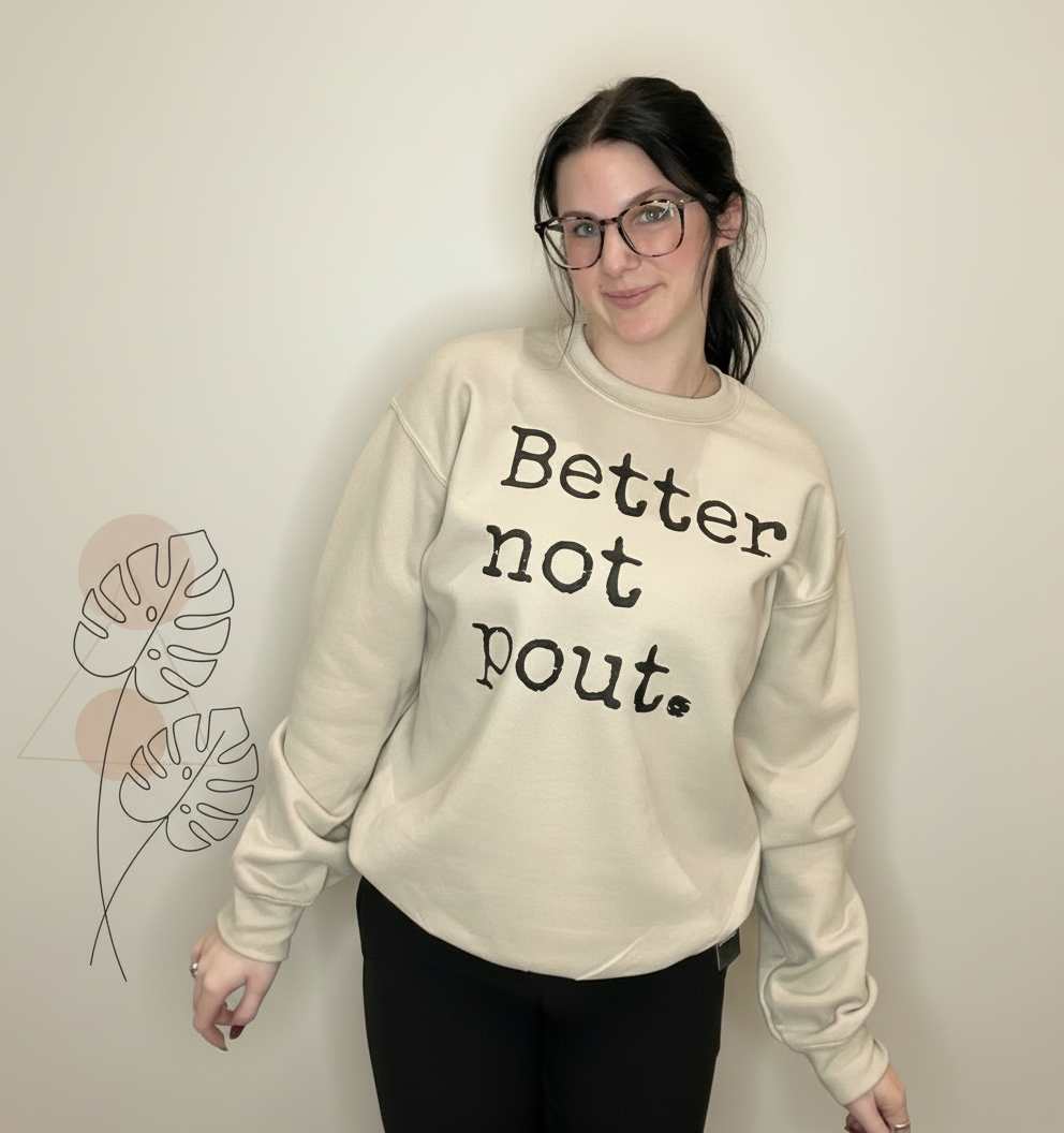 Better Not Pout Christmas Crewneck Sweatshirt